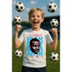 Tricou Copii Personalizat cu Alexander Isak-Newcastle United, din bumbac 100%, Cri-Flo, Alb, Varsta 3-4 ani, Marime 110 CM