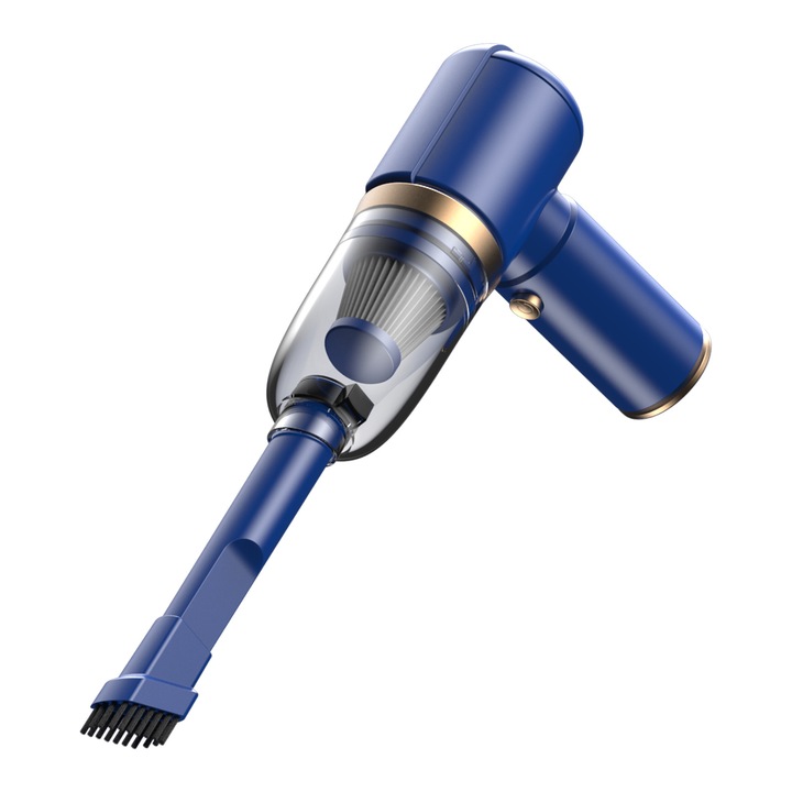 Aspirator Auto si Casnic 2 in 1 – Putere Mare de Aspiratie, Ultra-Silentios, Mini Aspirator Portabil pentru Masina si Acasa