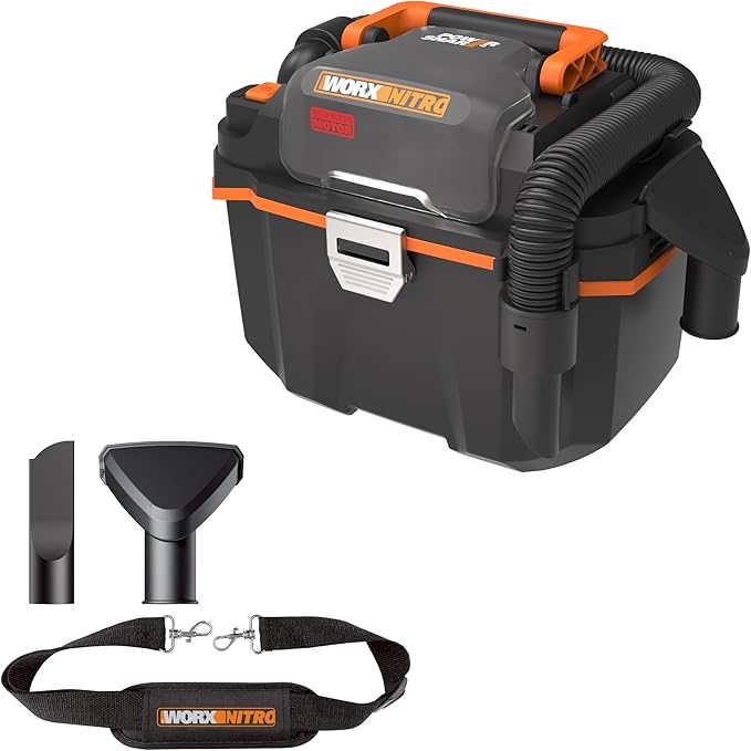 Aspirator portabil umed/uscat WORX WX031.9 Negru/Portocaliu