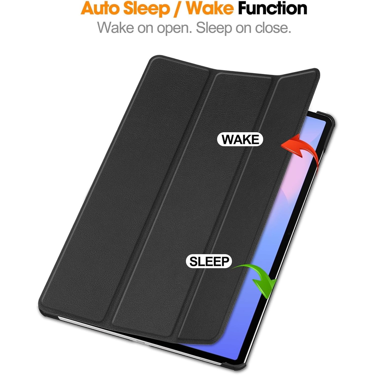 Husa pentru Samsung Galaxy Tab S10 FE+ Plus 13.1 inch tip stand functie sleep/wake-up protectie 360 - Starry night
