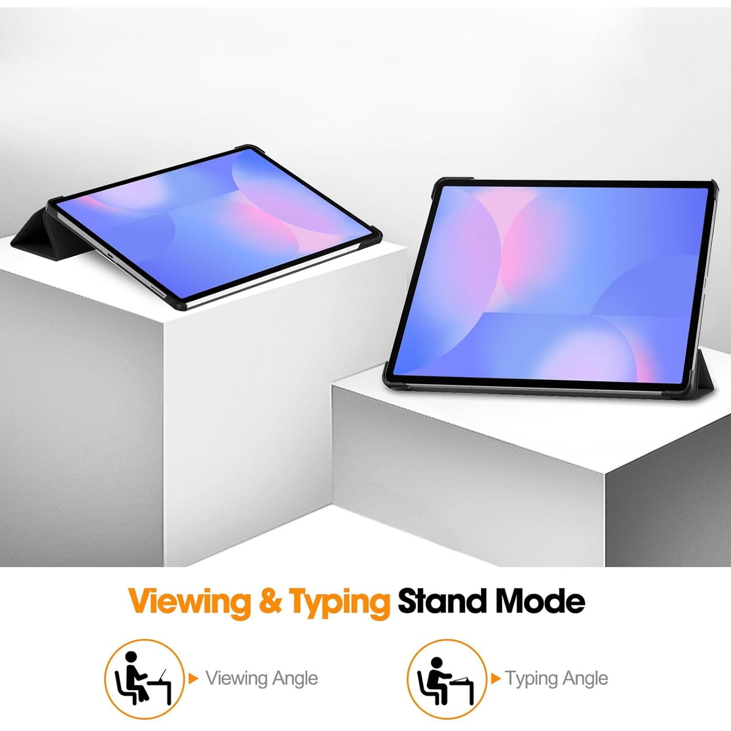 Husa pentru Samsung Galaxy Tab S10 FE+ Plus 13.1 inch tip stand functie sleep/wake-up protectie 360 - Starry night
