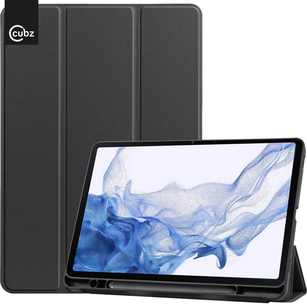 Husa pentru Samsung Galaxy Tab S6 Lite 10.4 inch 2022 / 2020, cu suport S +Pen si Functie Stand, Negru