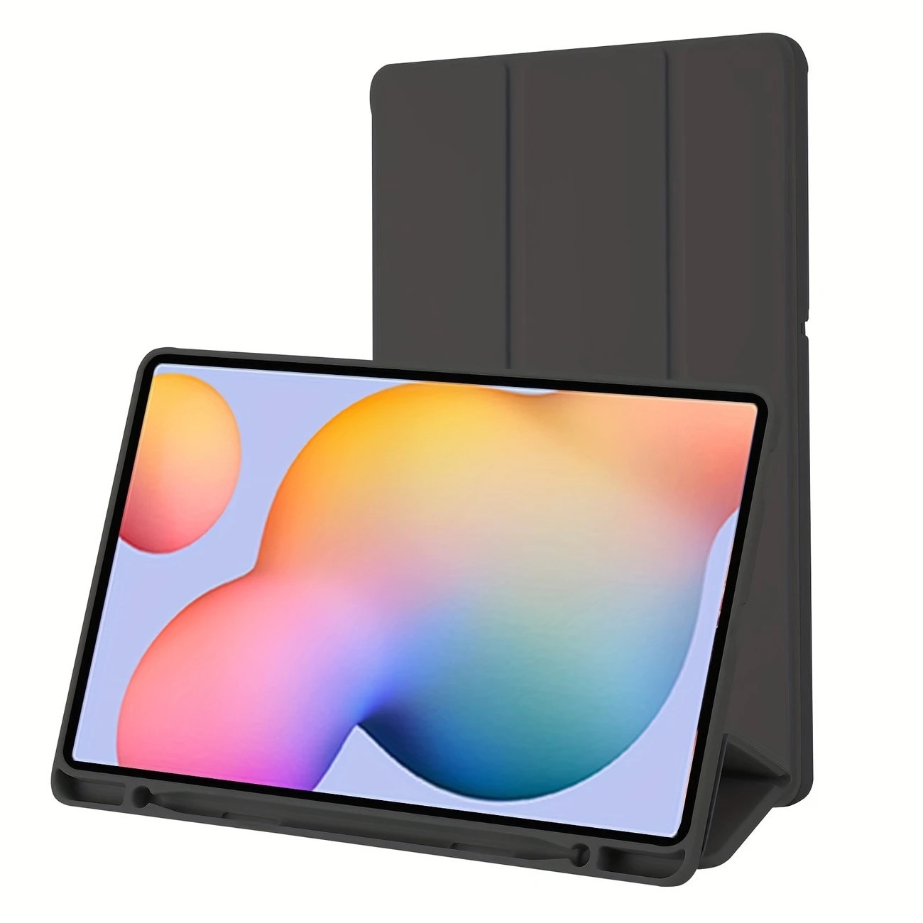 Husa pentru Samsung Galaxy Tab S6 Lite 10.4 inch 2022 / 2020, cu suport S +Pen si Functie Stand, Negru