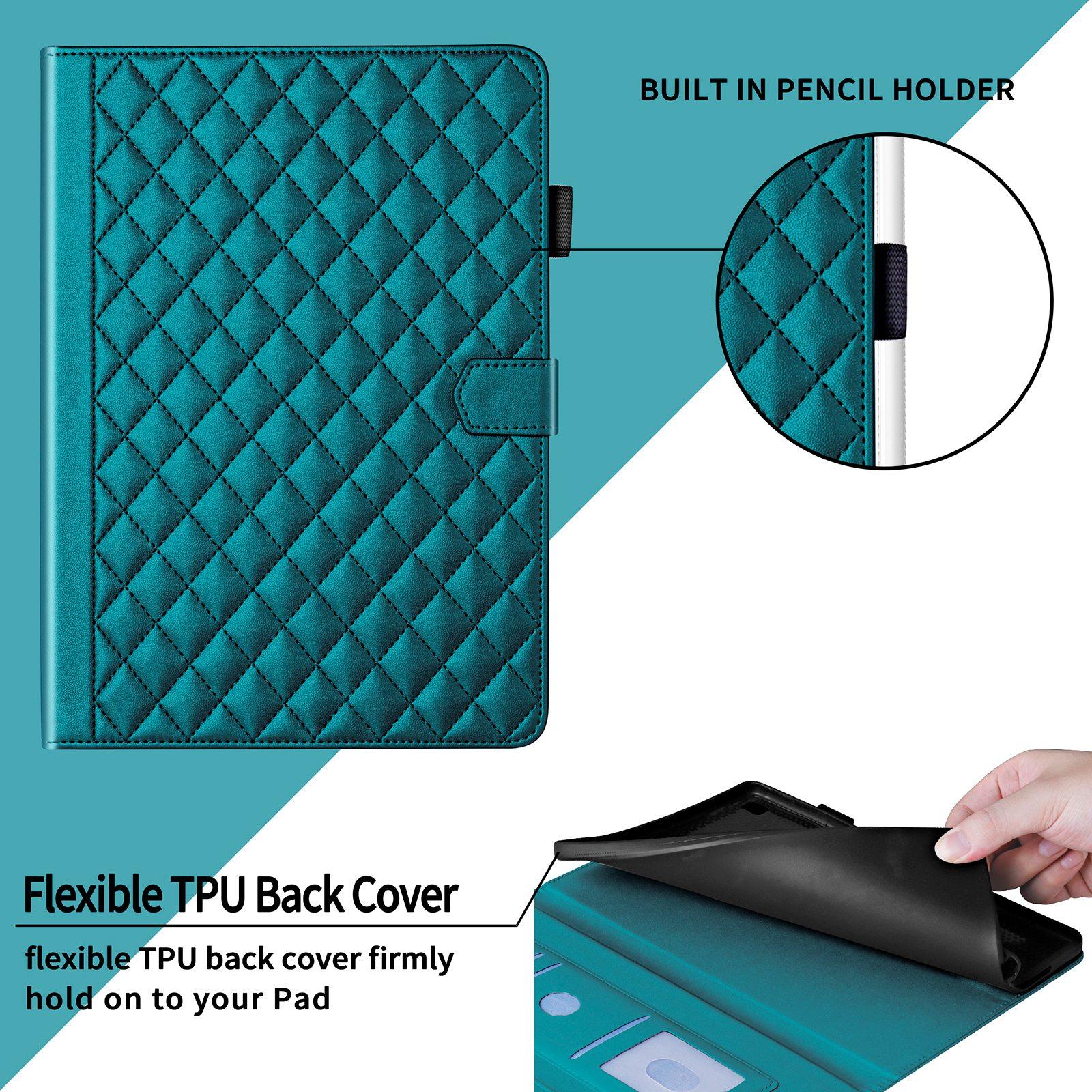 Husa tableta pentru Amazon Kindle Paperwhite 12th Gen 2024, piele tip gat de pui latime tableta caz (verde inchis)