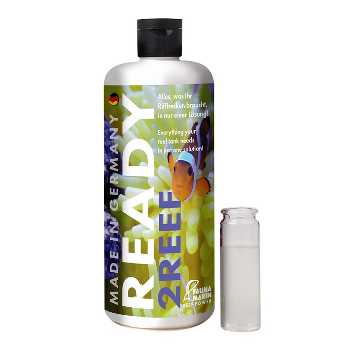 Solutie acvarii Fauna Marin READY2REEF 500ml, pentru start si intretinere, concentrata, 5ml/100l