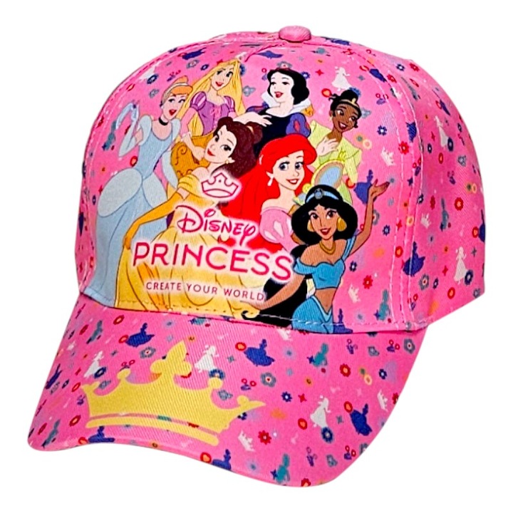 Sapca pentru fetite, multicolor, Princess, Disney, Multicolor