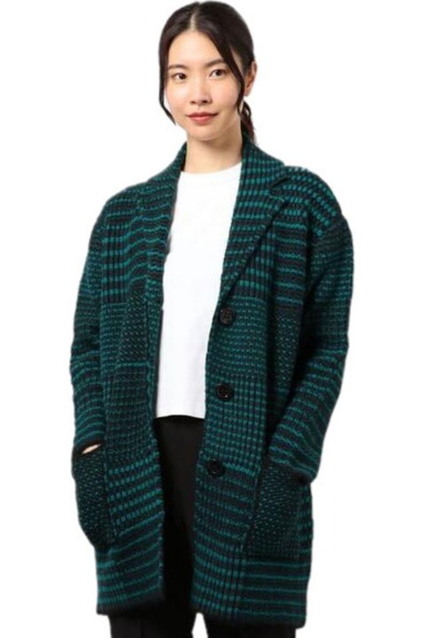 Bluza Desigual 20WWJFBP, Verde/Negru