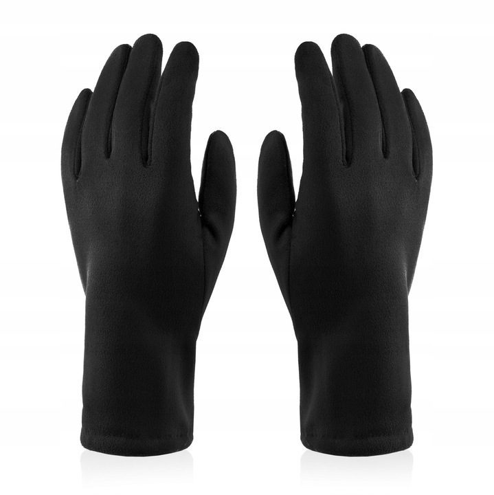 Manusi dama, Betlewski, SUEDE, Negru, One-Size