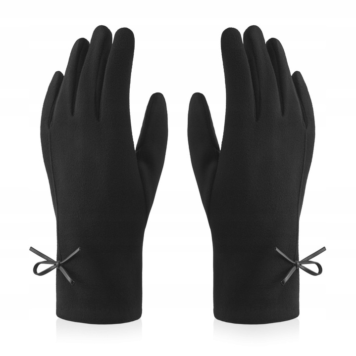 Manusi dama GFD-03, Betlewski, Catifea, Negru, One-Size