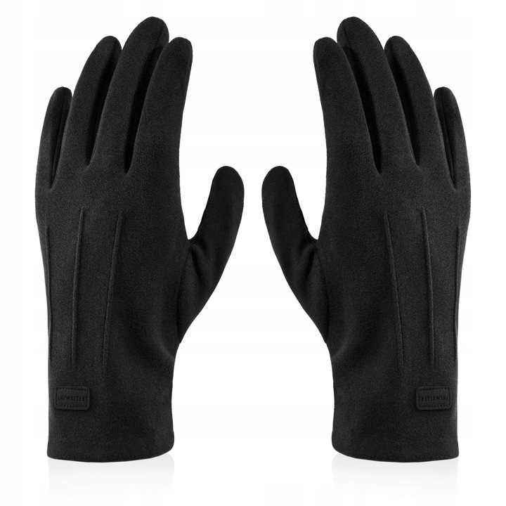 Manusi Betlewski GFM-02, catifea, One-Size, Negru, One-Size