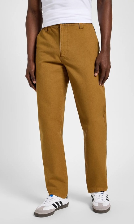 Pantaloni barbati, Lee, croiala lejera, bumbac reciclat, bej