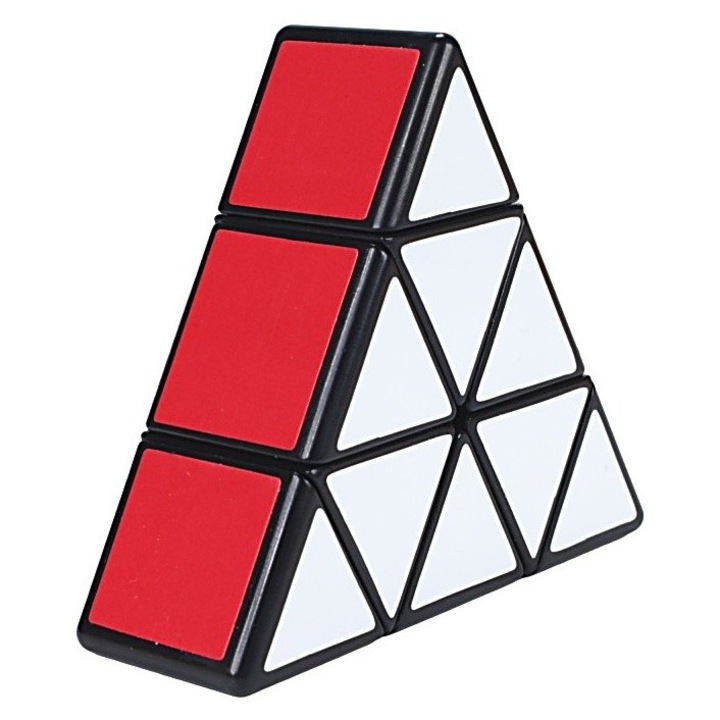 Cub Logic Zeal Slim Pyraminx, 1x3x3, Negru + Saculet protectie cub