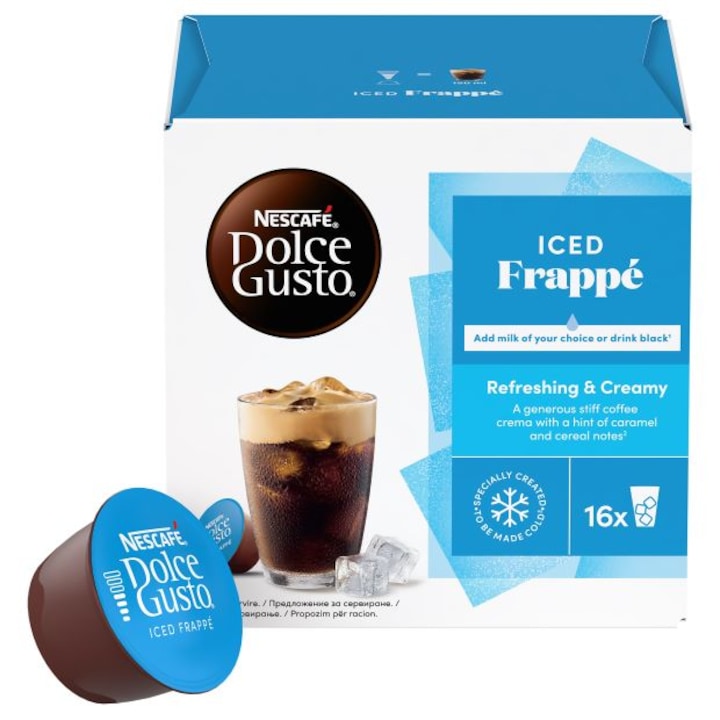 Кафе капсули, Dolce Gusto, Iced Frappé, Фрапе, 16 капсули/16 напитки