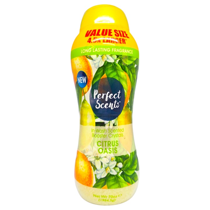 Ароматни перли за пране Perfect Scents, Citrus Oasis, 1984.5гр, 100 пранета