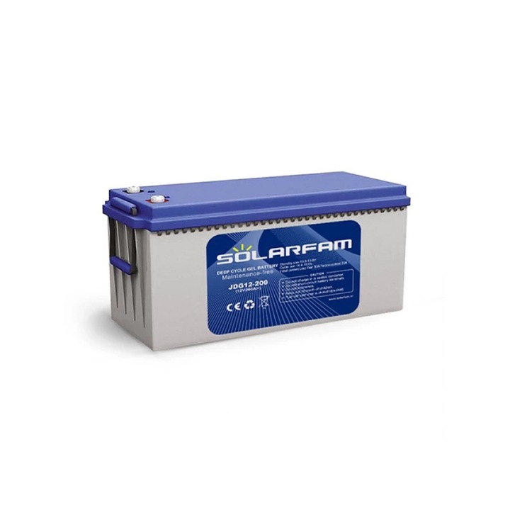 Акумулатор за соларни системи SolarFam, 200Ah Гелови, Батерии 12 V