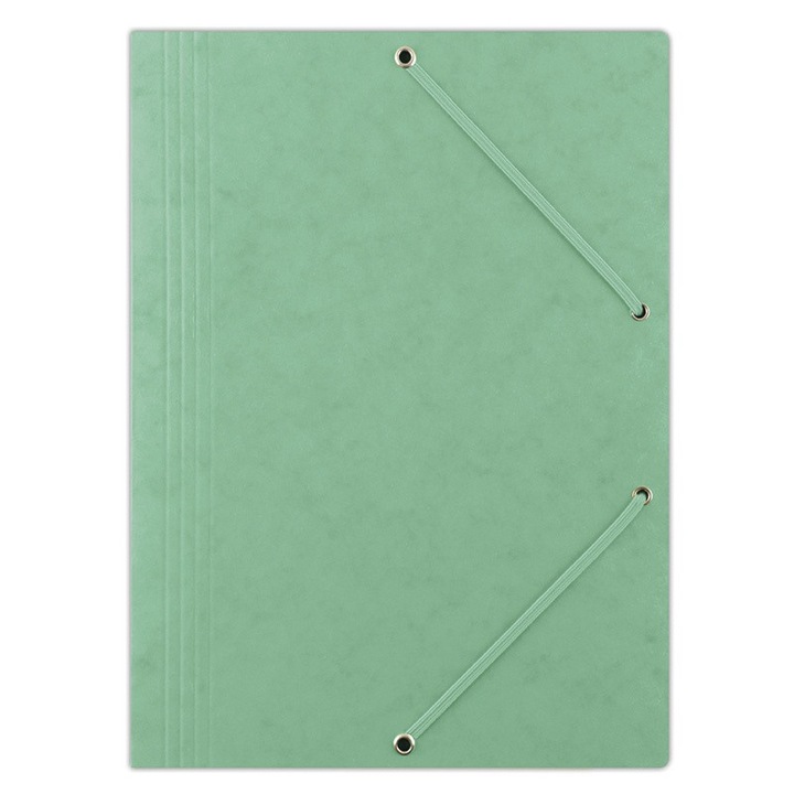 Dosar A4 KBK, 3 aripi, verde, 233x318mm