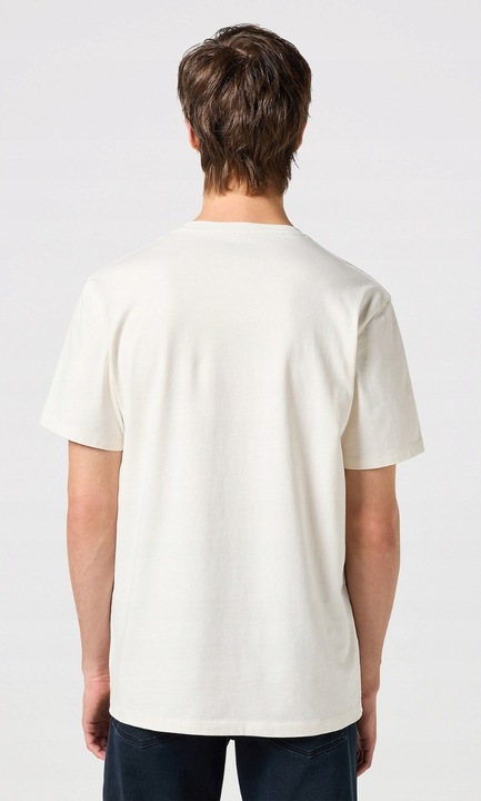 Мъжка тениска, Wrangler, Vintage, бяла, памук, Бял