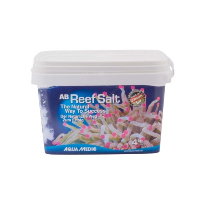 Sare de recif Aqua Medic 4kg, sol ușor solubil, fără fosfați și nitrați pentru acvarii marine