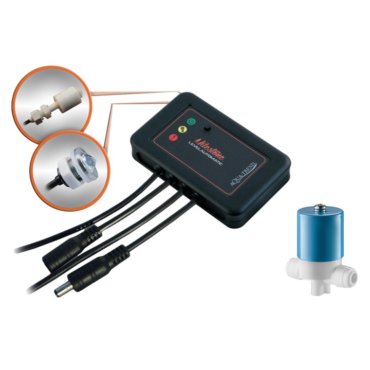 Pompa automată Aqua Trend Levelautomatic Milestone, 2 senzori, alb, 8.5x5.5x1.8cm