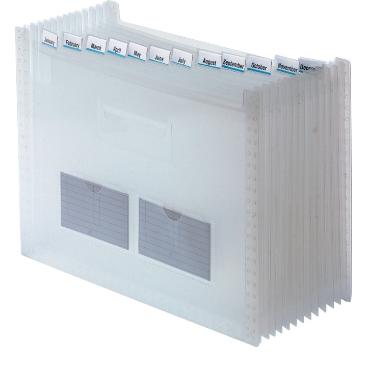 Pentel irattartó doboz, 13 rekesszel, 236x317x25mm, állítható