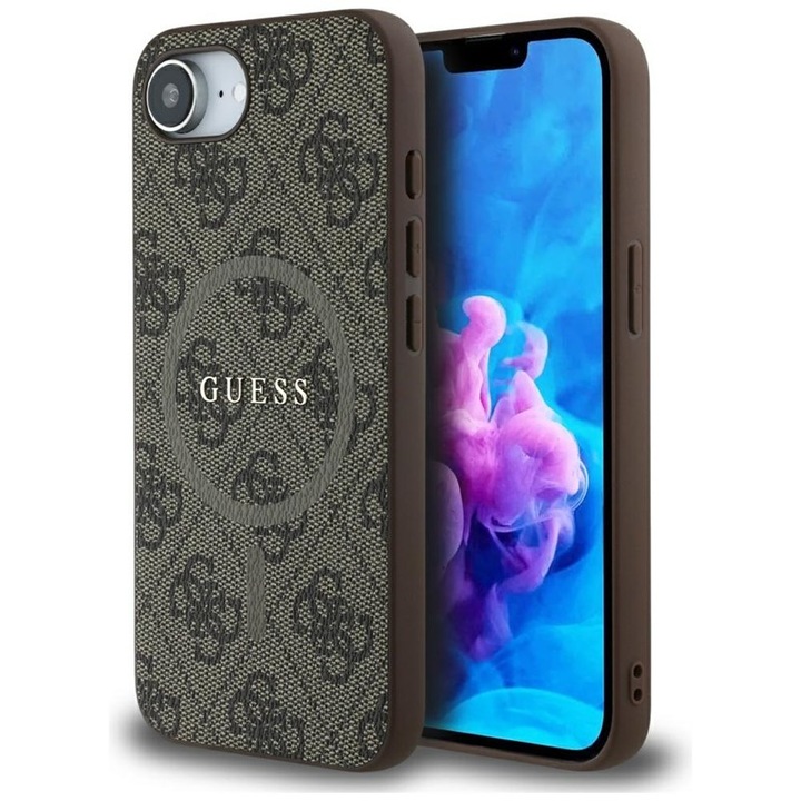 Védőtok iPhone 16e-hez, barna