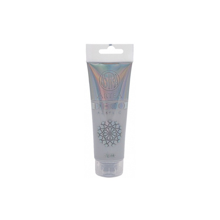 Dekoratív festékkészlet 75ml, Astra, szürke, különféle felületekre