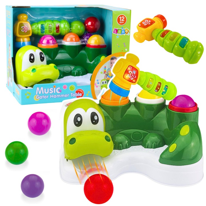 Jucarie interactiva pentru copii, Lean Toys, 28,5x19x13,5 cm, multicolor
