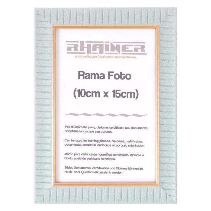 Rama foto Merida bleu+auriu 10x15, Createur