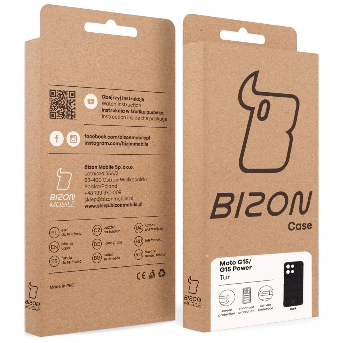 Husa pentru Motorola Moto G15/G15 Power, TPU, Negru