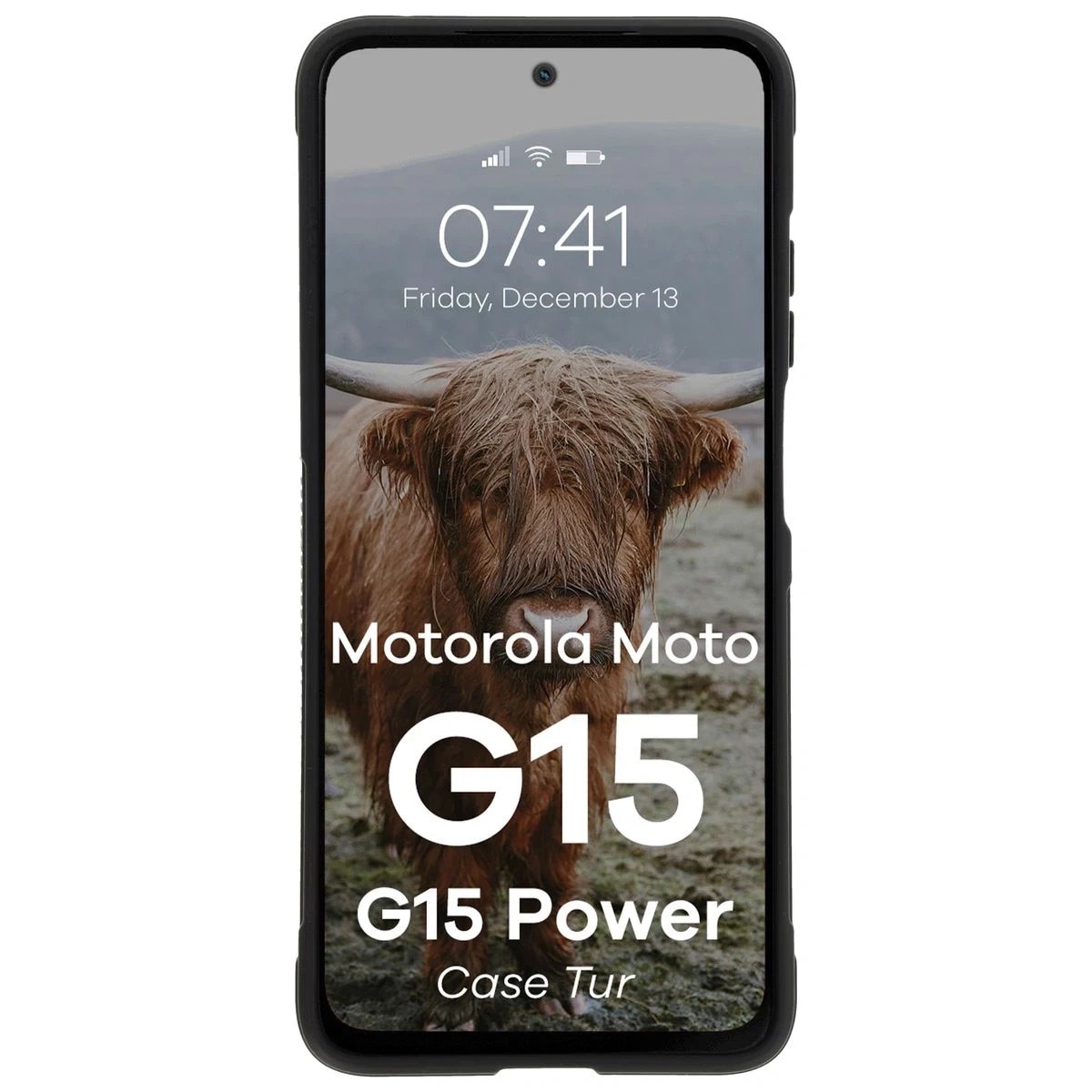 Husa pentru Motorola Moto G15/G15 Power, TPU, Negru
