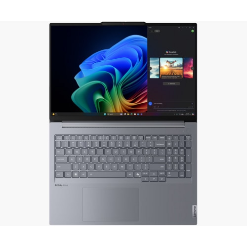 Laptop Lenovo ThinkBook 16 G7 QOY, 16" WUXGA, Qualcomm Snapdragon X Plus X1P-42-100 pana la 3.4 GHz, 32 GB RAM LPDDR5x 8448, 1 TB SSD, Qualcomm Adreno GPU, Windows 11 Pro, Luna Grey 1 TB