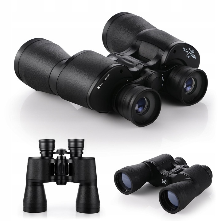 Професионален бинокъл K&F CONCEPT ZOOM 7x 50mm 7x50 с корпус BaK4, KF33.093