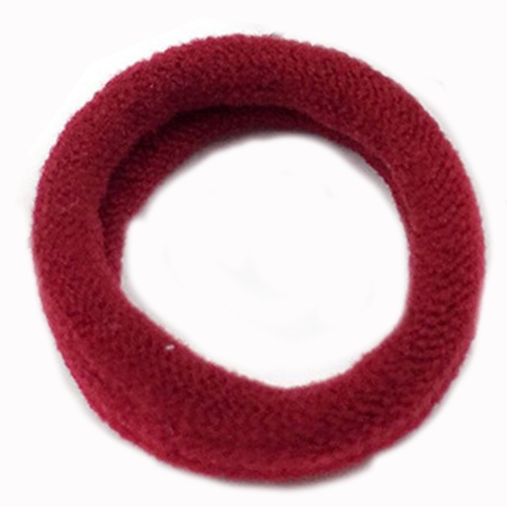 Elastic de par, 2.5cm, rosu inchis, pentru par gros, 1 bucata