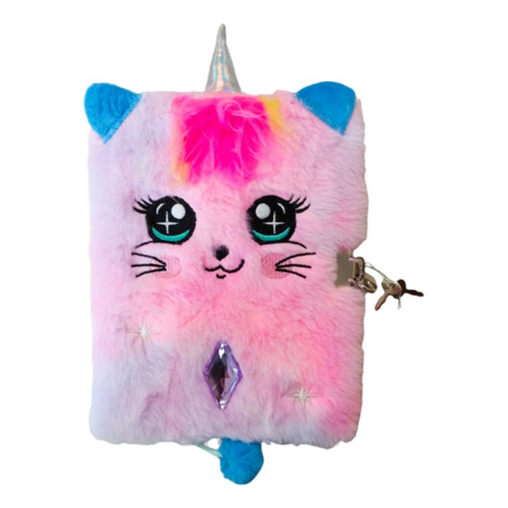 Jurnal cu lacat, St.Majewski, 96 pagini, A5, 16,5x22,5x3 cm, multicolor