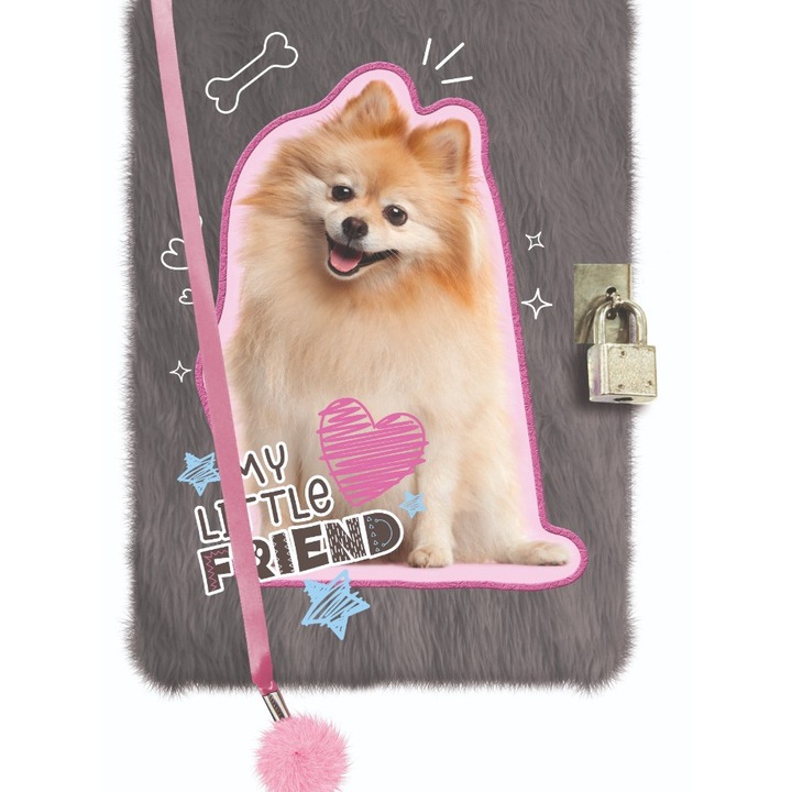 Jurnal cu lacat, St.Majewski, A5, 96 pagini, 16,5x22,5x3 cm, multicolor