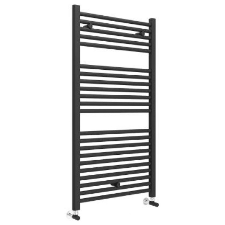 Calorifer De Baie Portprosop, Negru Mat, Otel, Drept, Romstal Vision, 600X1110Mm, 752W