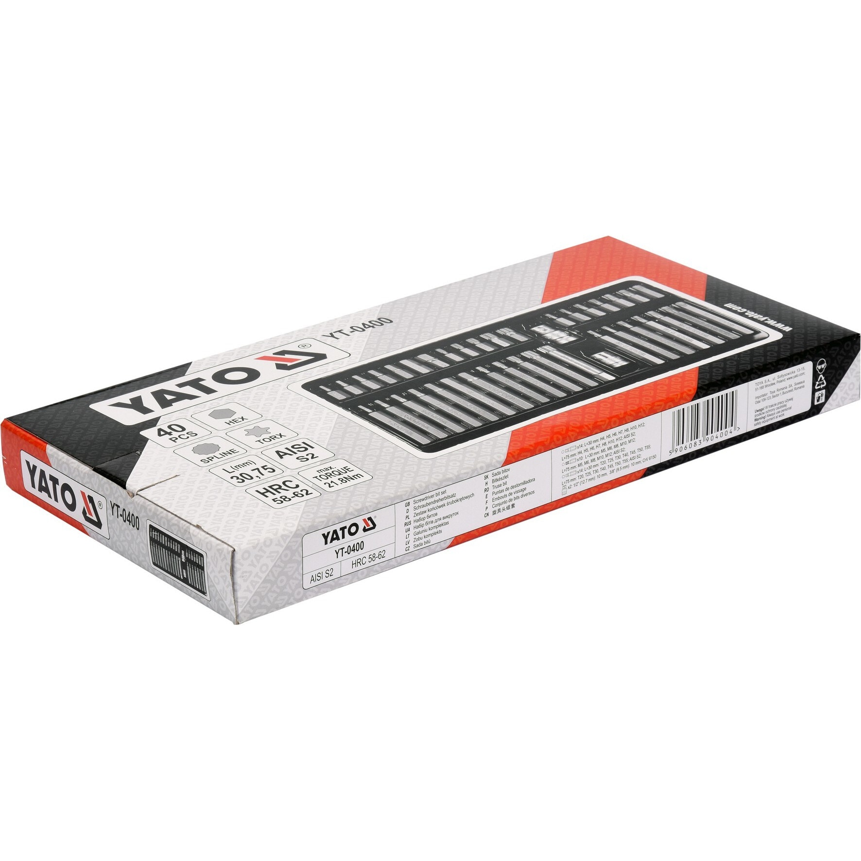 Set imbus torx, hex, spline, Yato, YT-0400, 40 piese - eMAG.ro