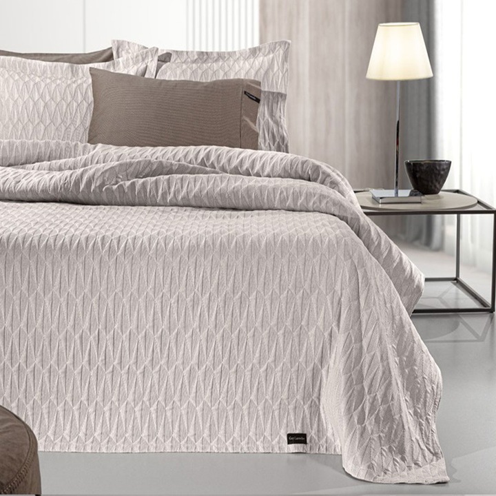 Cuvertura Yperdiplo Guy Laroche Medici 245x260cm, 60% Bambak, 40% Polyester, multicolor