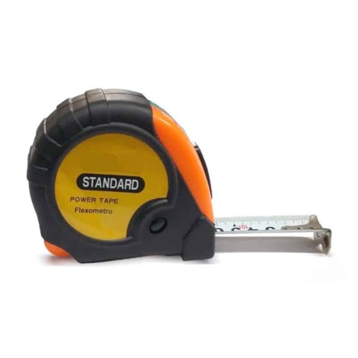 Ruleta profesionala, banda protejata cu cauciuc, 10 metri, Z-TOOLS / ZLN2950