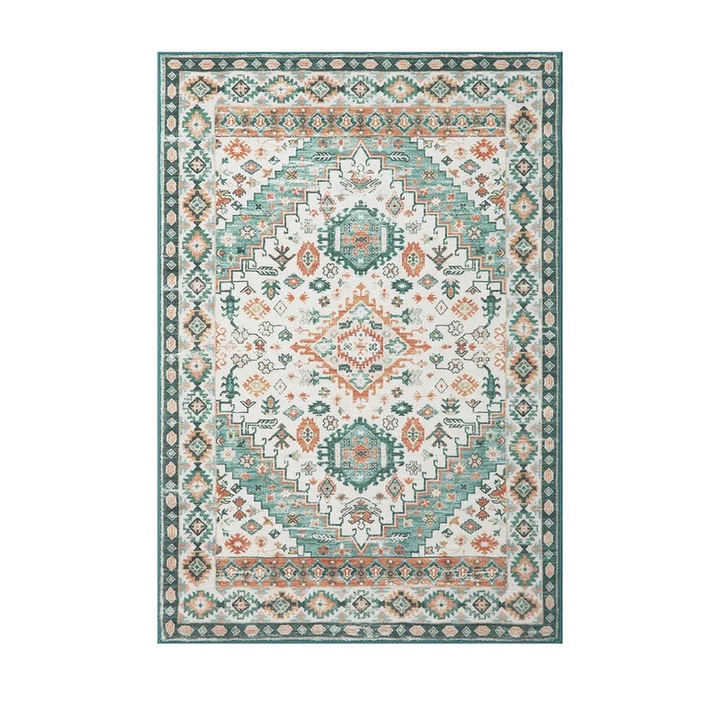 Vintage szőnyeg, 120x170 cm, csúszásmentes, nem hullik, zöld