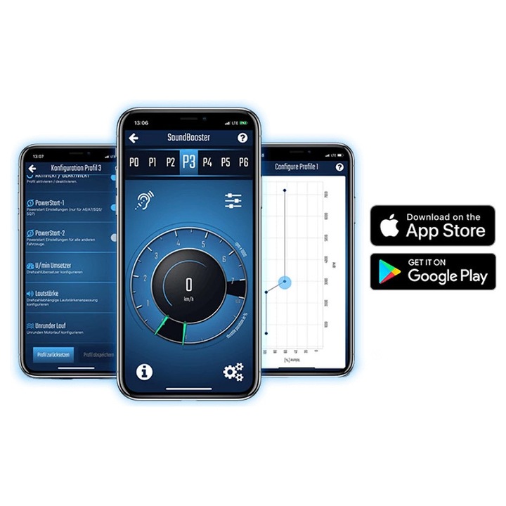 KUFATEC Sound Booster EXTENDED univerzális hanggenerátor – Maserati hangmodullal