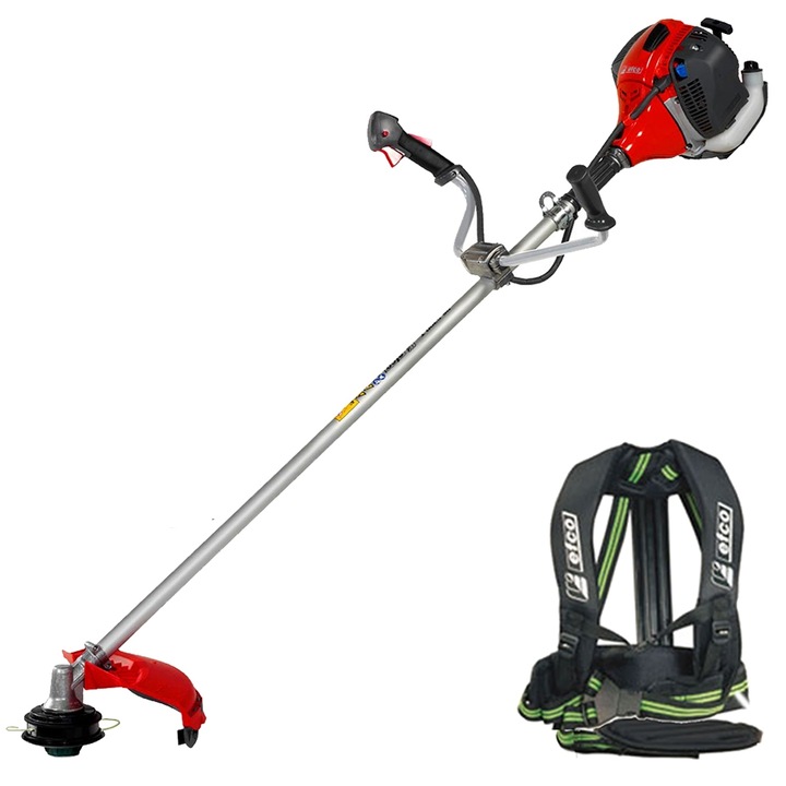 Motocoasa umar EFCO DS 5300 T, motor 3.3 CP, 52.5 cmc, 2 timpi, latime lucru 130 mm, turatie 11000 rpm, ham dublo PRO