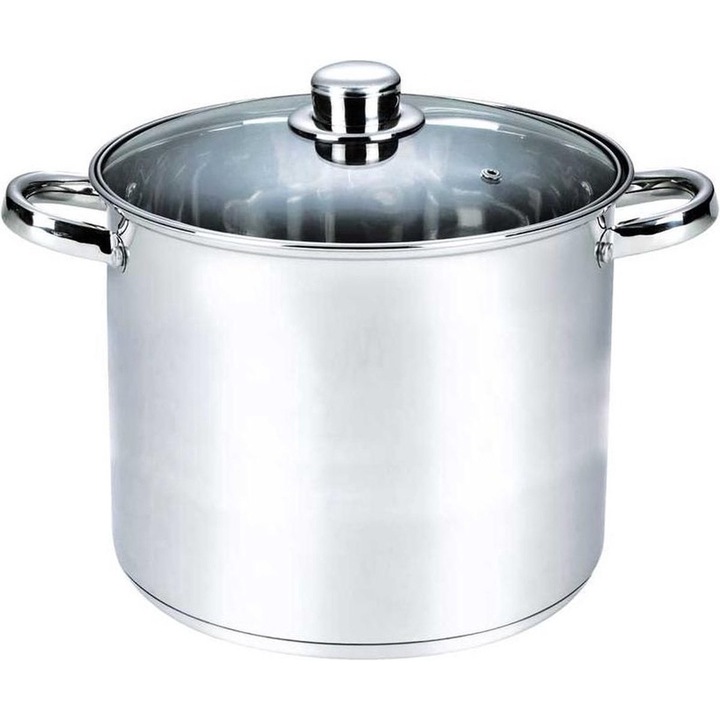 Oala cu capac, Michelino XXL, inox, 17 litri, 32cm