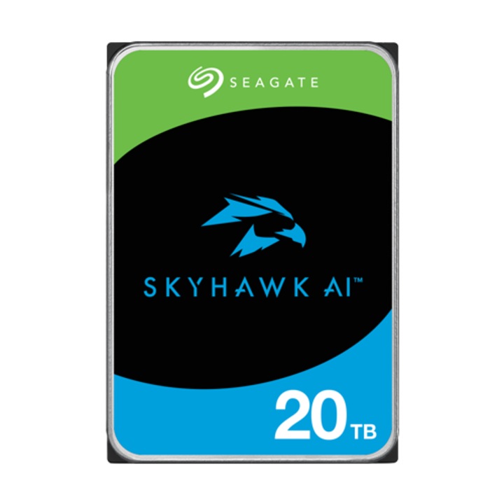 Твърд диск 20TB - Seagate Surveillance SKYHAWK AI ST20000VE
