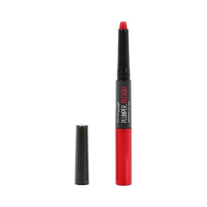 Lipgloss si liner, Maybelline, Plumper Please Duo, 235-Hot & Spicy, 4 ml+ 1g