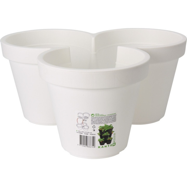 Ghiveci pentru trei flori, Ø 44 x 20 cm