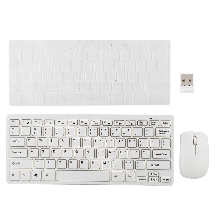 Tastatură ergonomică pentru stângaci, USB dual