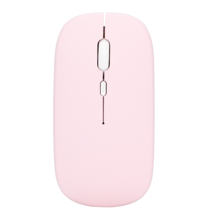Mouse wireless, Silent Click, 3 niveluri DPI ajustabile, reincarcabil, multicolor