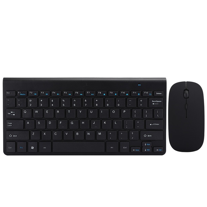Set tastatura si mouse wireless ultra subtire pentru birou