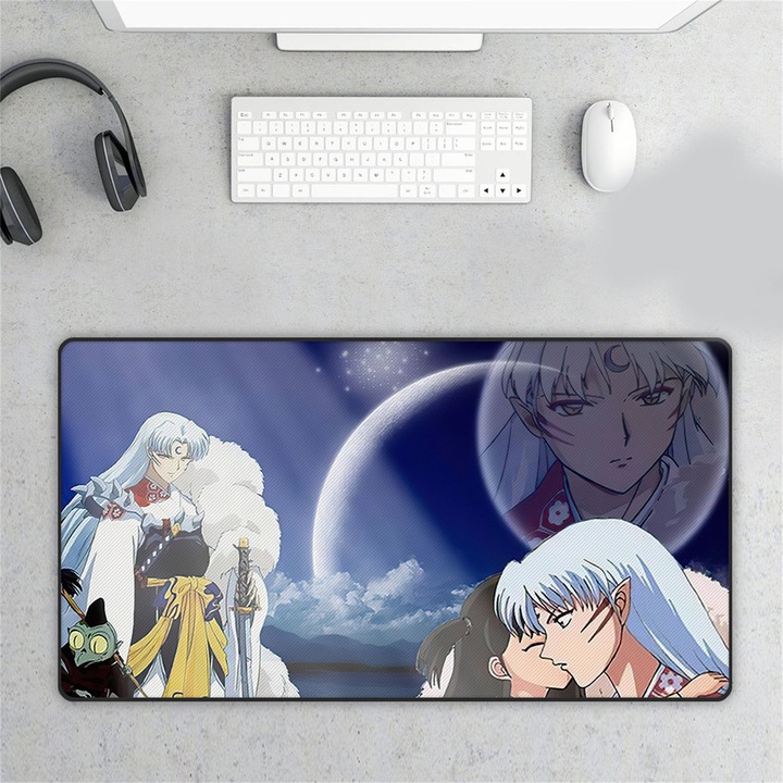 Nagy anime egérpad, vízálló, gumi, csúszásmentes, 80x30cm